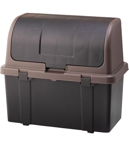 Amazon.co.jp: ゴミ箱 屋外 大容量 分別ストッカー 仕切り付き 220L